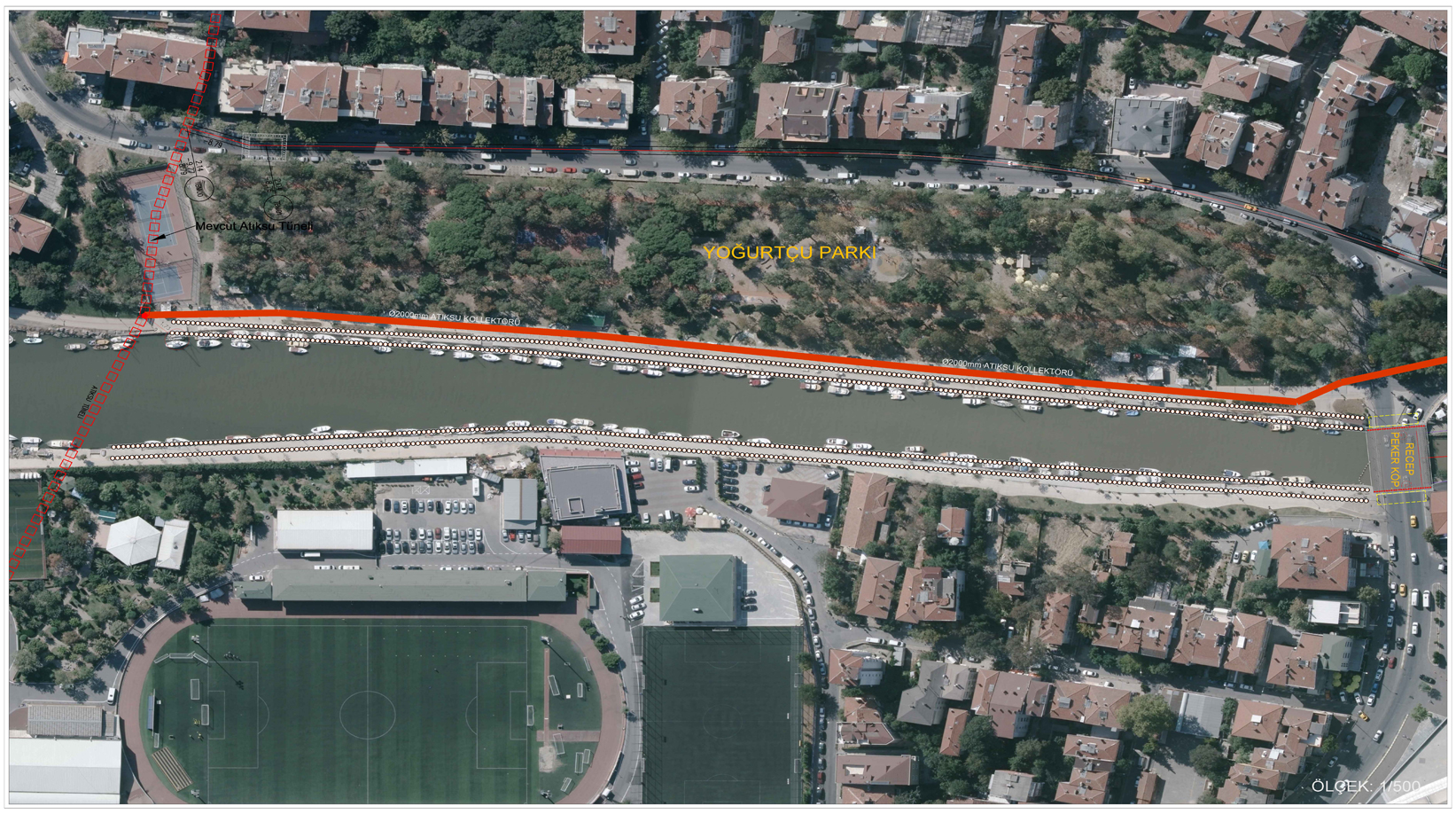 Özka İnşaat Kadıköy Kurbağalıdere River Rehabilitation Between Yoğurtçu Park - Kalamış